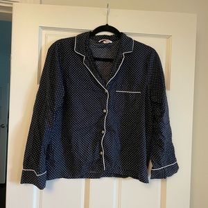 Victoria’s Secret matching pajama set size XS navy polka dot